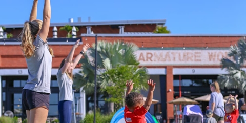 Amazing Athletes coaches and kids